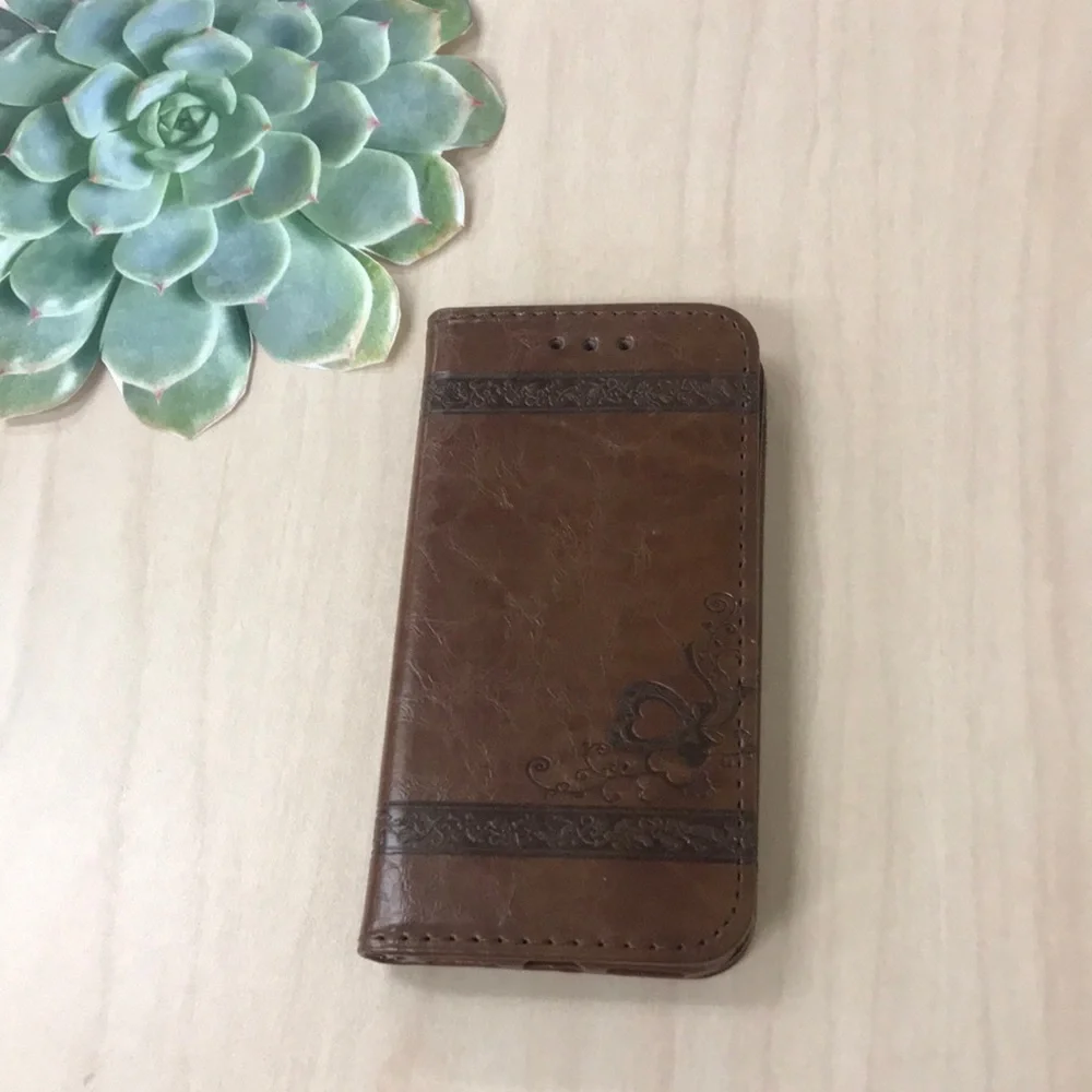 💝 10/$10 💝 iPhone 7 Faux Leather phone/cards case